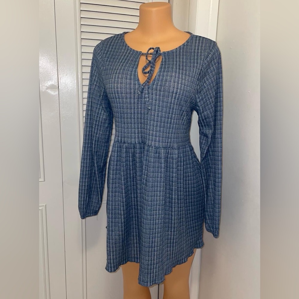 NWT mini long sleeve dress size L